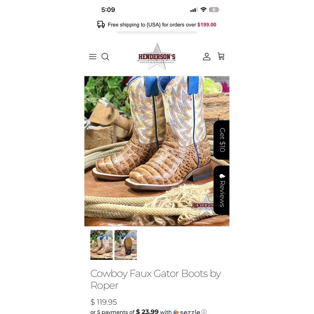 Roper boys faux